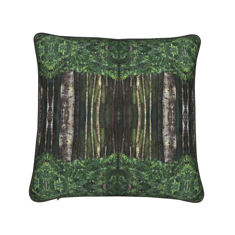 See Through the Trees Cushion with Piping Detail
