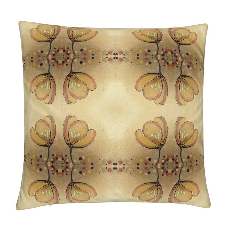 Tulip Bud Soft Velvet Cushion