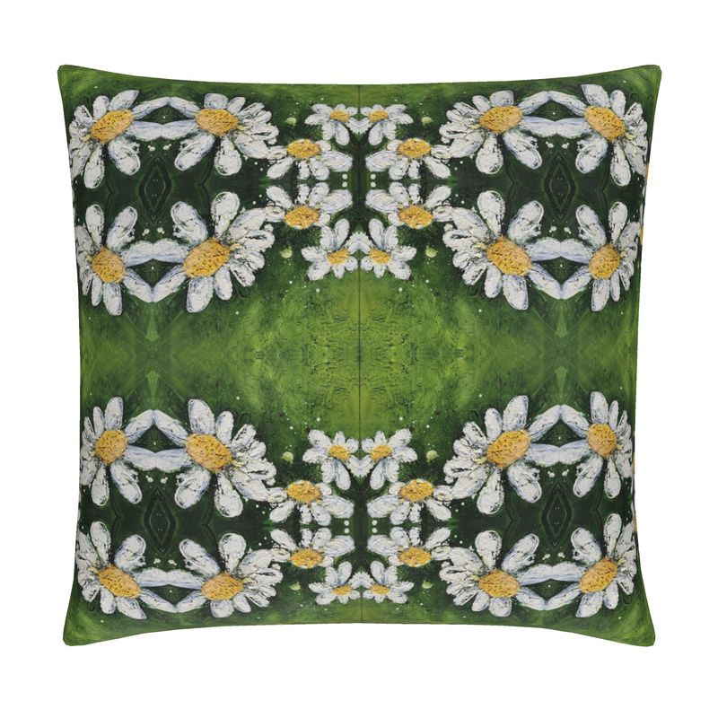 Daisy Chain Soft Velvet Cushion