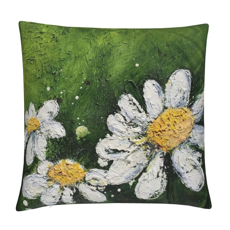 Daisy Chain Soft Velvet Cushion