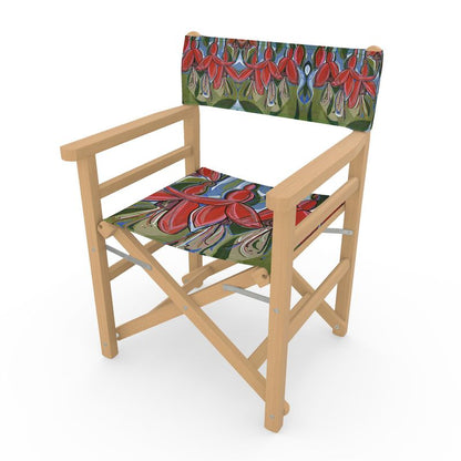 Mrs Popple Fuchsia Directors Chair