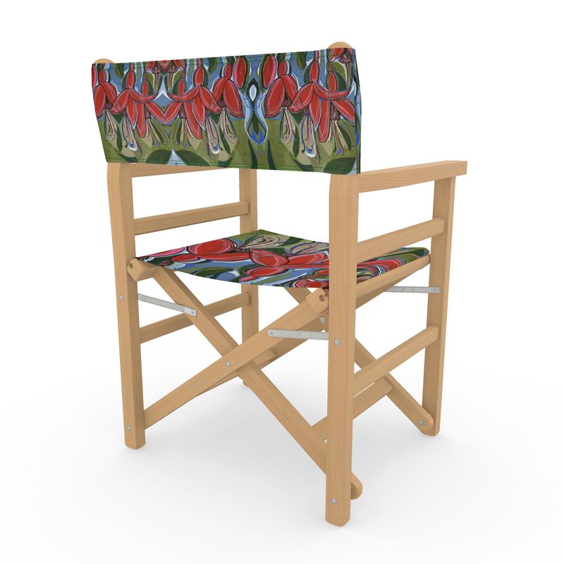 Mrs Popple Fuchsia Directors Chair