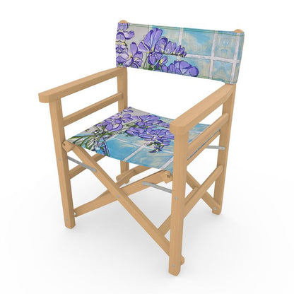 Through the Window Freesia Directors Chair