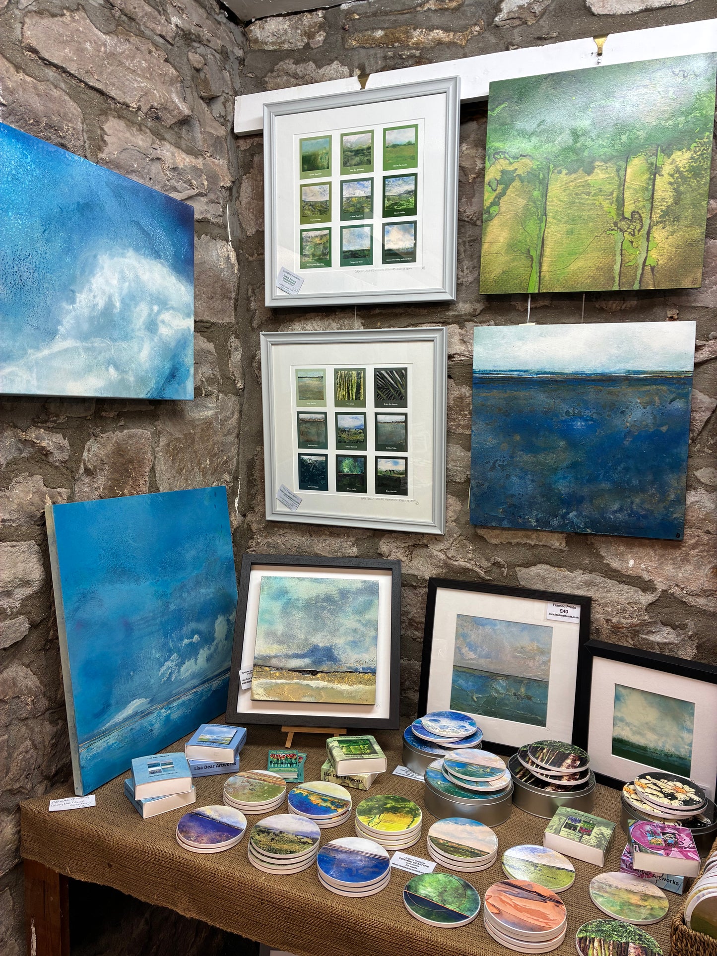 Gold Details Original Painting