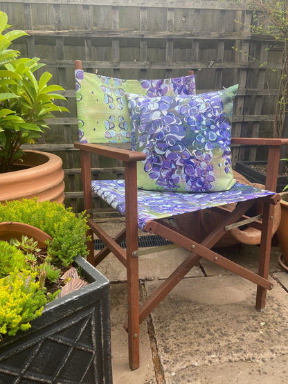 The Lilac String of Lights Directors Chair