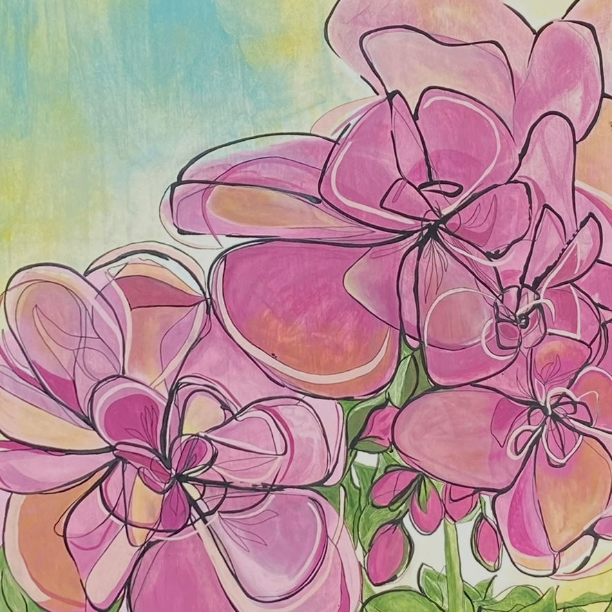 Pink Sybil Bayonne Balcony Bloom Deckchair